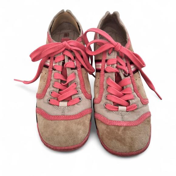 VINTAGE Diesel Suede + Canvas Sneakers | Women’s Size 8 | Y2K - Picture 2 of 8